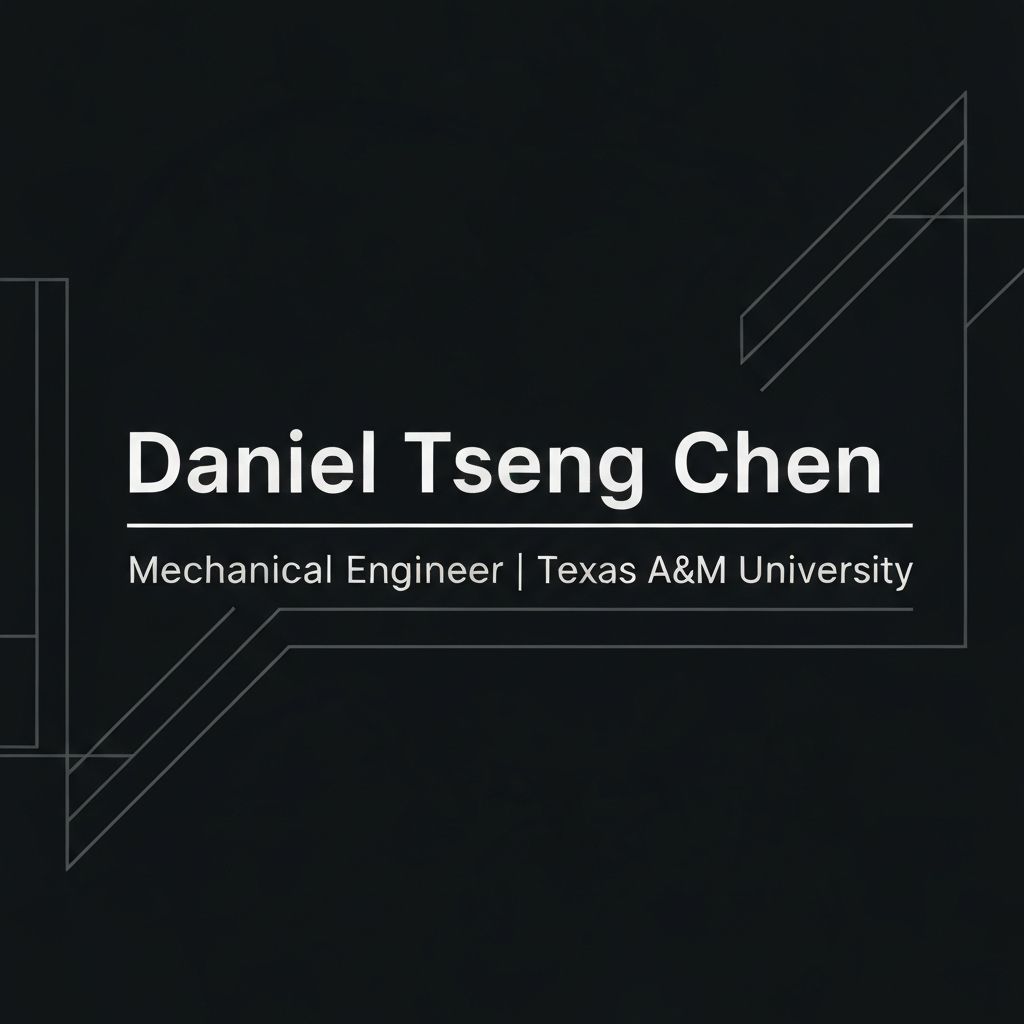 Daniel Tseng Chen | Mechanical Engineer